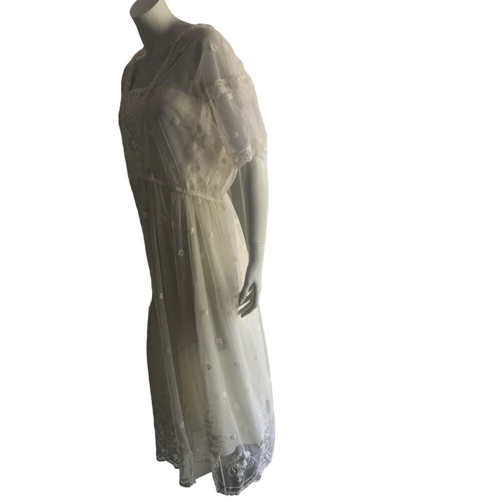 Vintage Strauss by Bonnie Lace Victorian Maxi Dress Women's Size 10 (XS Modern) - Picture 2 of 14